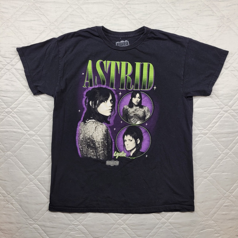 Beetlejuice Beetlejuice Astrid‎ Deetz black T shirt size M